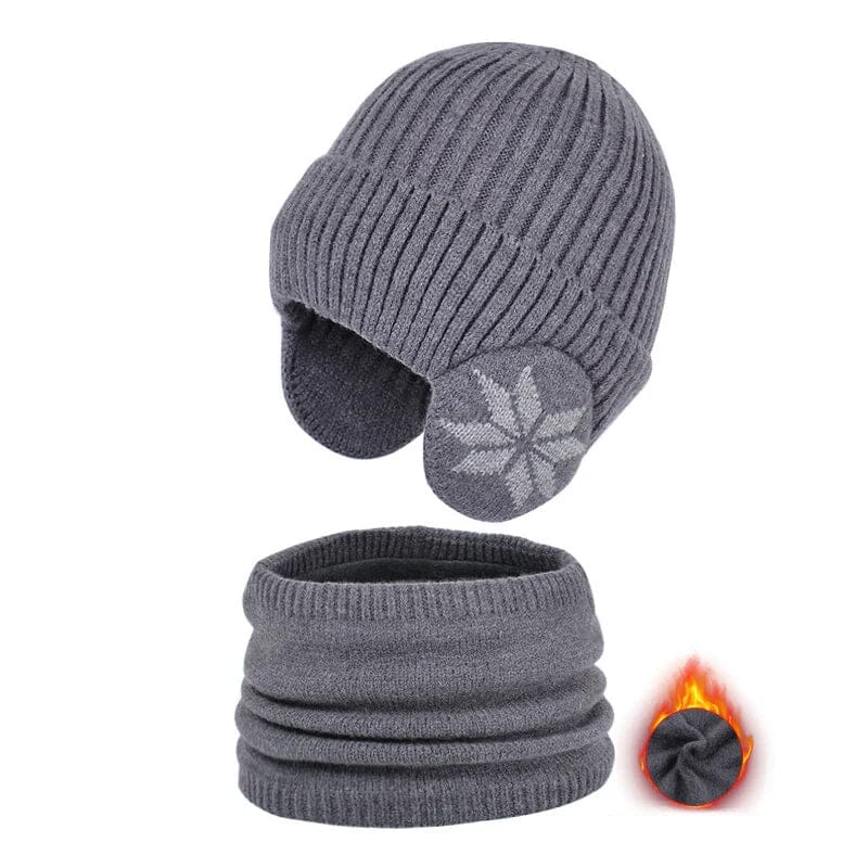 Ensemble de bonnets d'hiver et d'écharpes Bonnet chaud tricoté