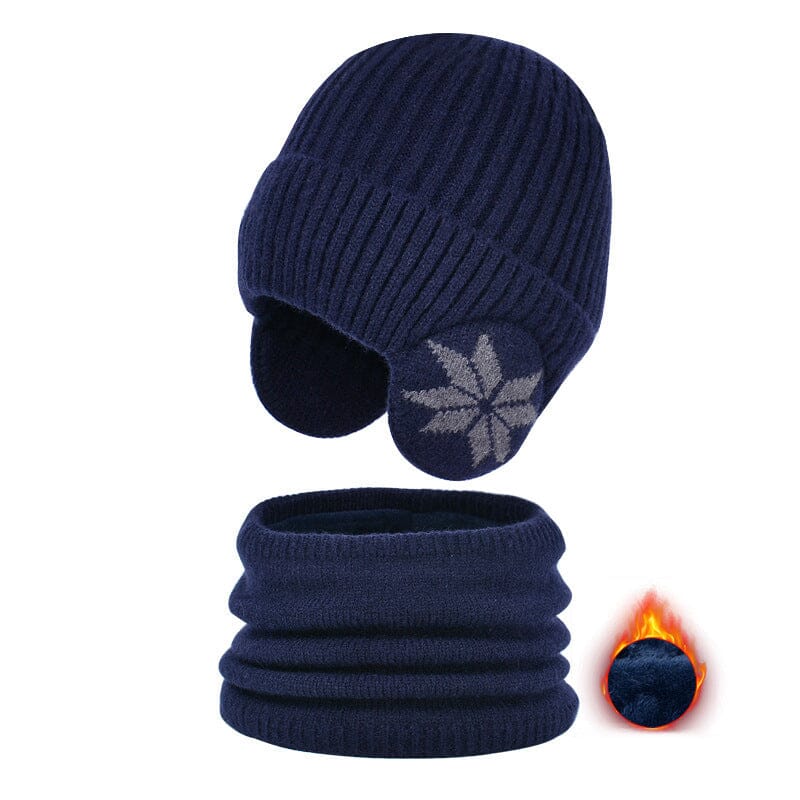 Ensemble de bonnets d'hiver et d'écharpes Bonnet chaud tricoté